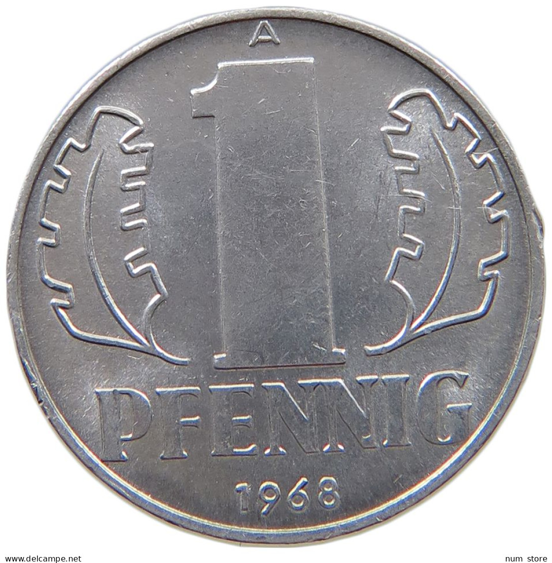 GERMANY DDR 1 PFENNIG 1968 TOP #s069 0811 - 1 Pfennig