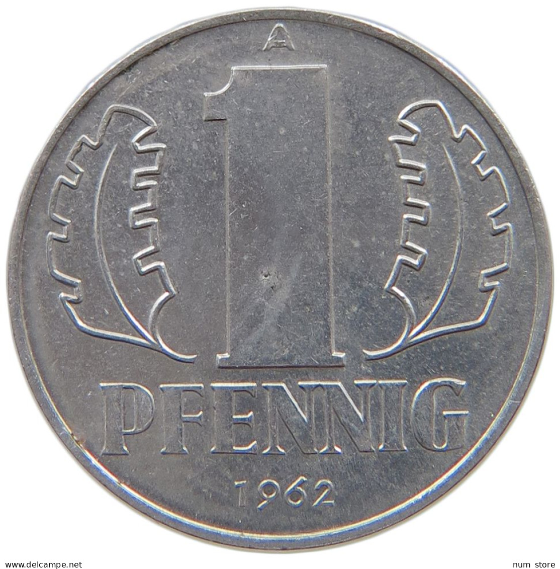 GERMANY DDR 1 PFENNIG 1962 #a076 0373 - 1 Pfennig