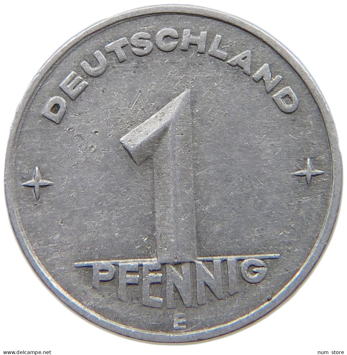 GERMANY DDR 1 PFENNIG 1953 E #a070 0721 - 1 Pfennig