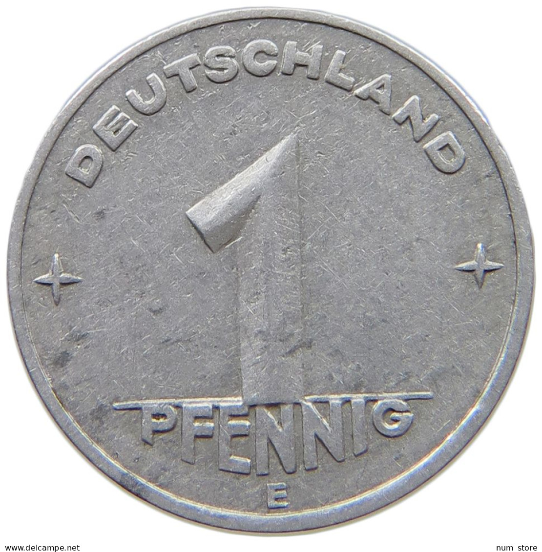 GERMANY DDR 1 PFENNIG 1953 E #a070 0725 - 1 Pfennig