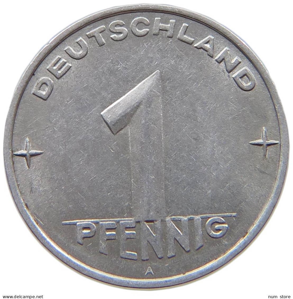 GERMANY DDR 1 PFENNIG 1953 A #a070 0733 - 1 Pfennig