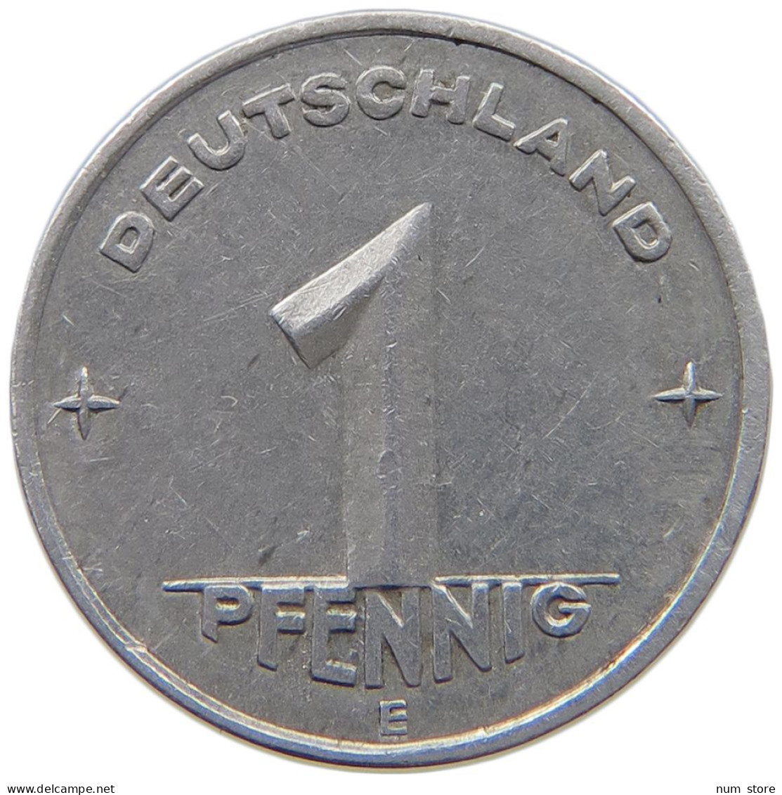 GERMANY DDR 1 PFENNIG 1952 E #c078 0649 - 1 Pfennig