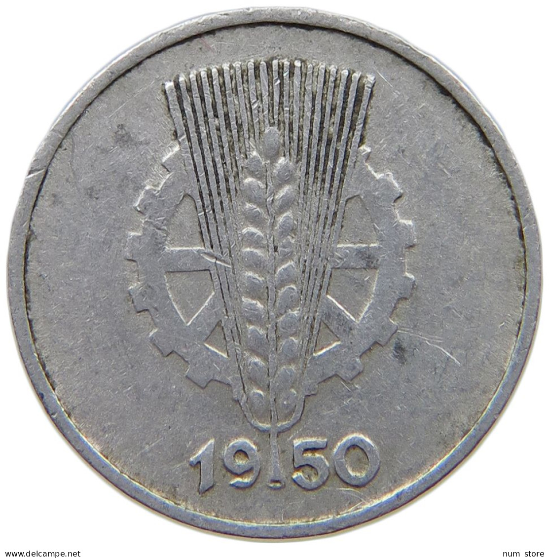GERMANY DDR 1 PFENNIG 1950 E #a070 0731 - 1 Pfennig
