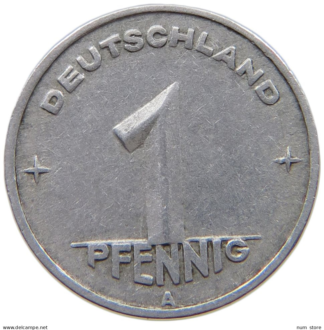 GERMANY DDR 1 PFENNIG 1949 A #a070 0745 - 1 Pfennig