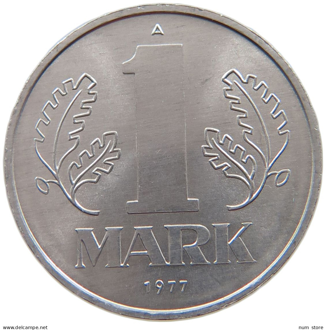 GERMANY DDR 1 MARK 1977 TOP #a076 0283 - 1 Marco