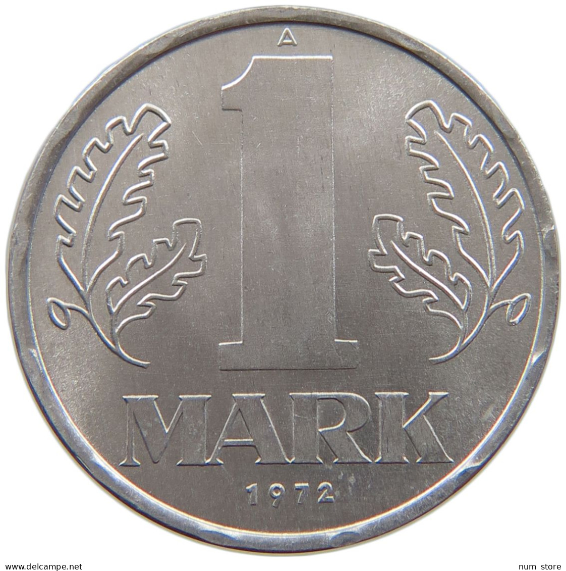 GERMANY DDR 1 MARK 1972 TOP #a088 0423 - 1 Mark