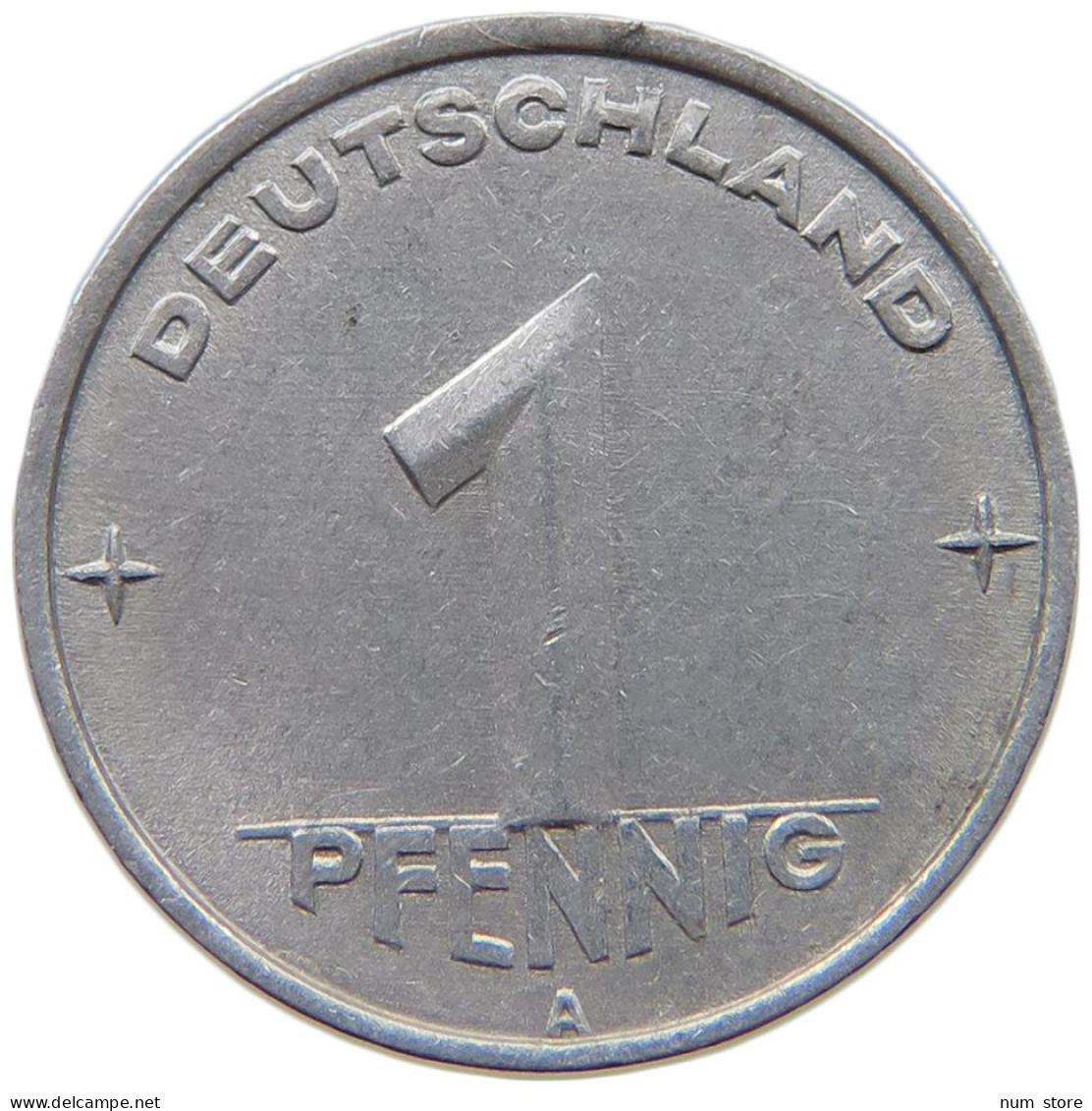 GERMANY DDR 1 PFENNIG 1952 A #a070 0739 - 1 Pfennig