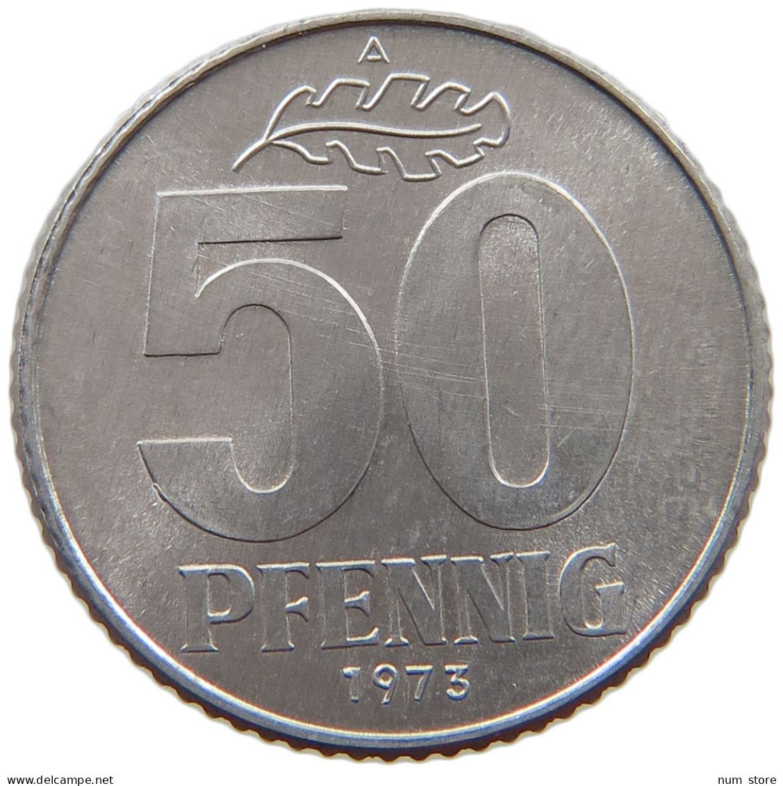 GERMANY DDR 50 PFENNIG 1973 TOP #a076 0301 - 50 Pfennig