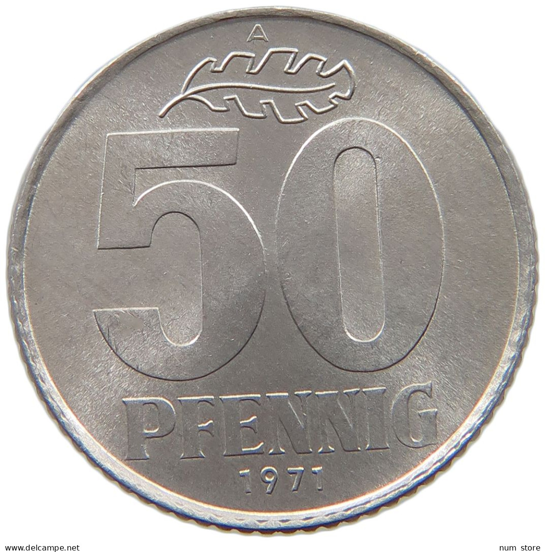 GERMANY DDR 50 PFENNIG 1971 TOP #s069 0151 - 50 Pfennig