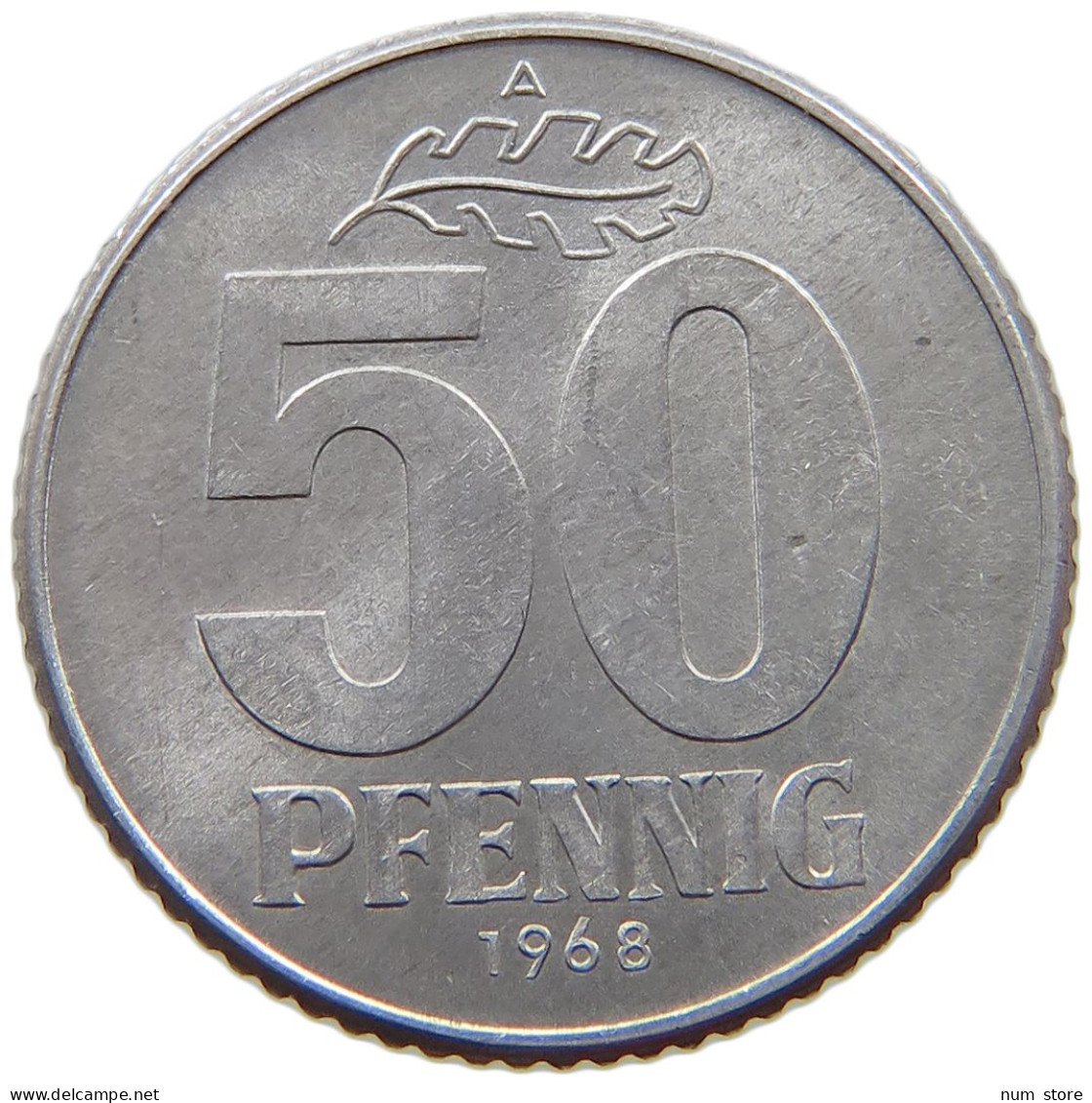 GERMANY DDR 50 PFENNIG 1968 TOP #s069 0167 - 50 Pfennig