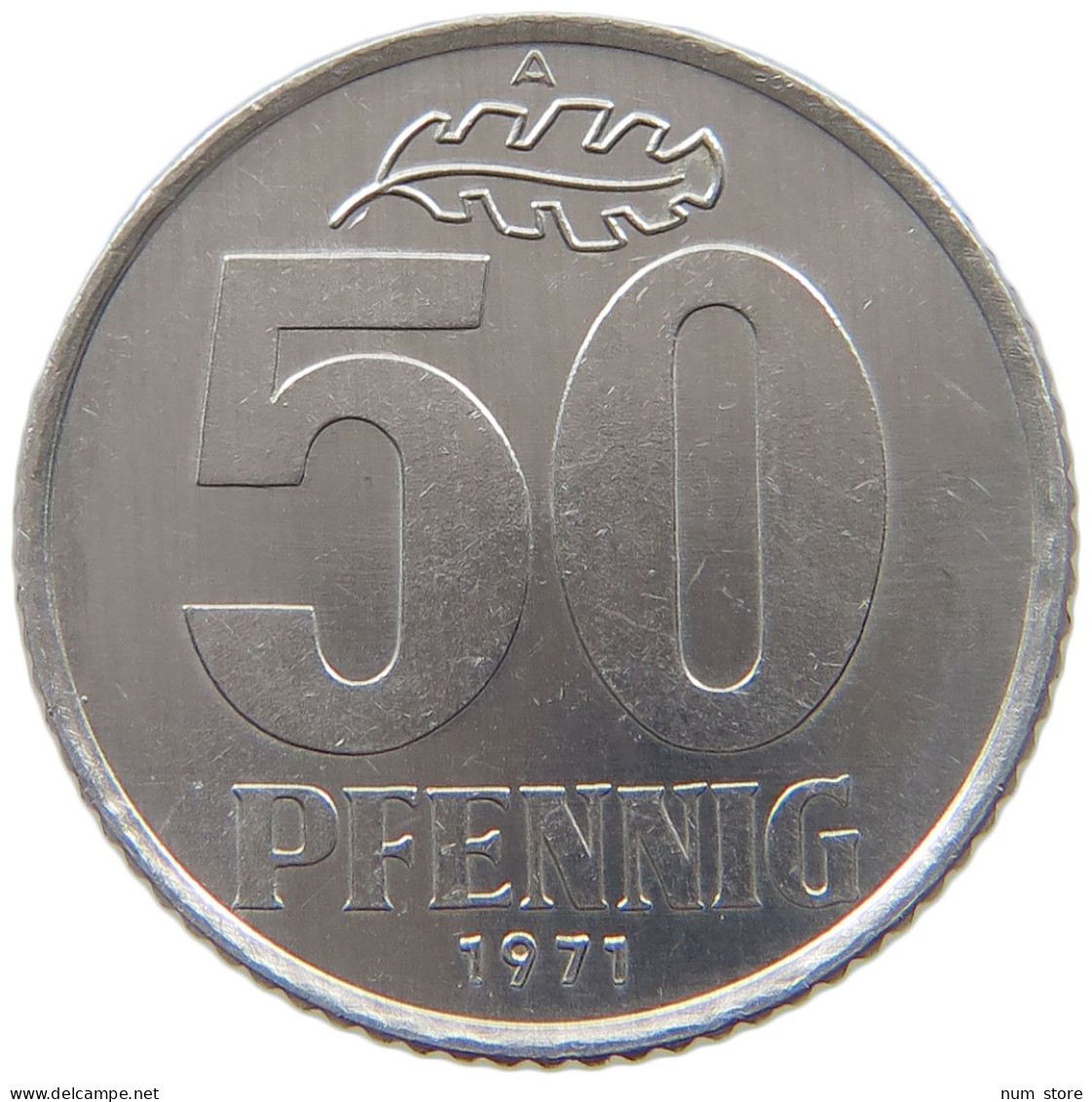 GERMANY DDR 50 PFENNIG 1971 TOP #s069 0163 - 50 Pfennig