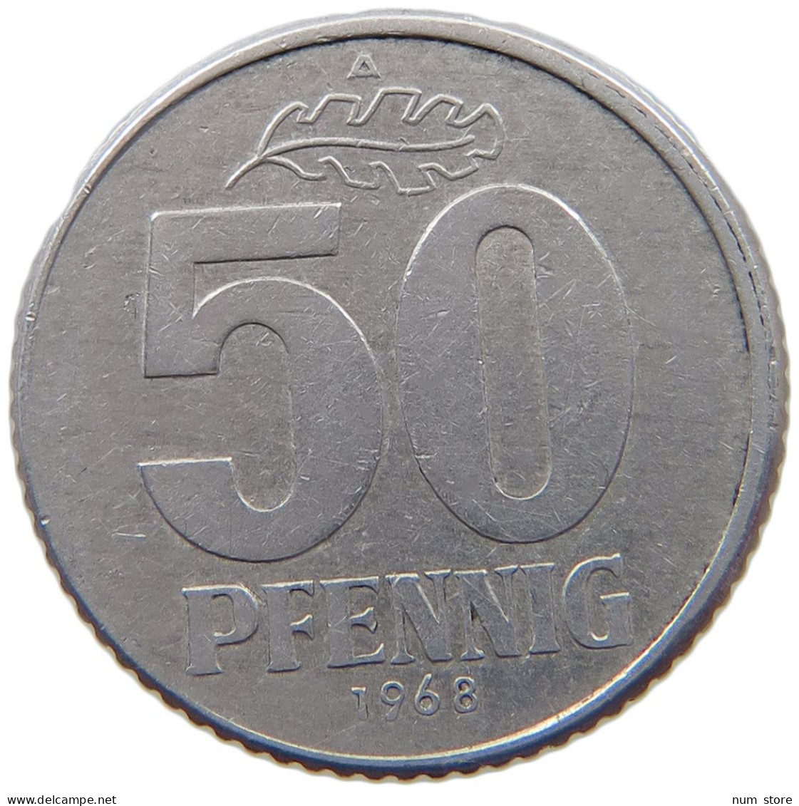 GERMANY DDR 50 PFENNIG 1968 #c078 0497 - 50 Pfennig