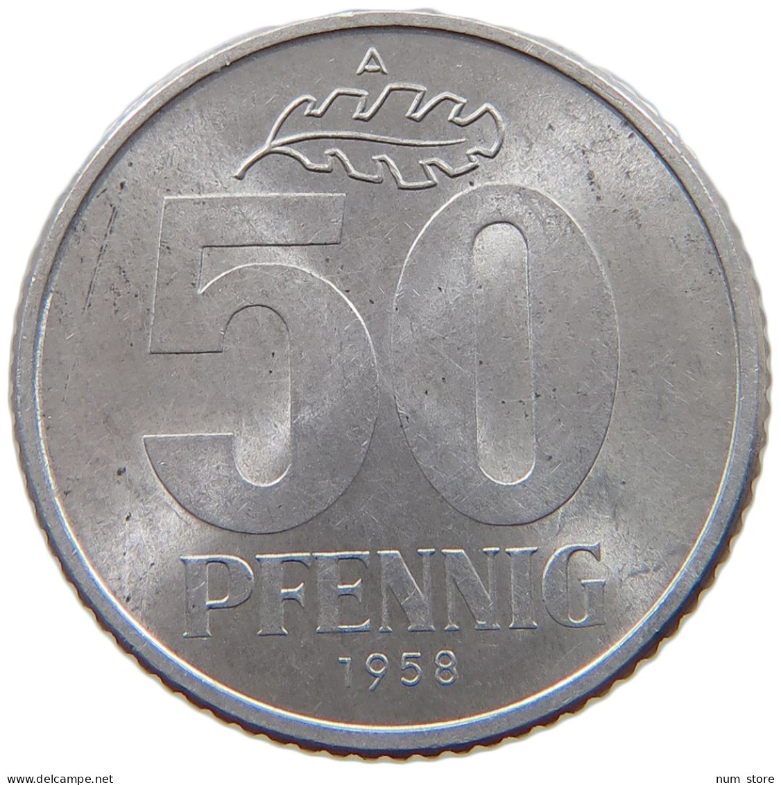 GERMANY DDR 50 PFENNIG 1958 TOP #s069 0147 - 50 Pfennig