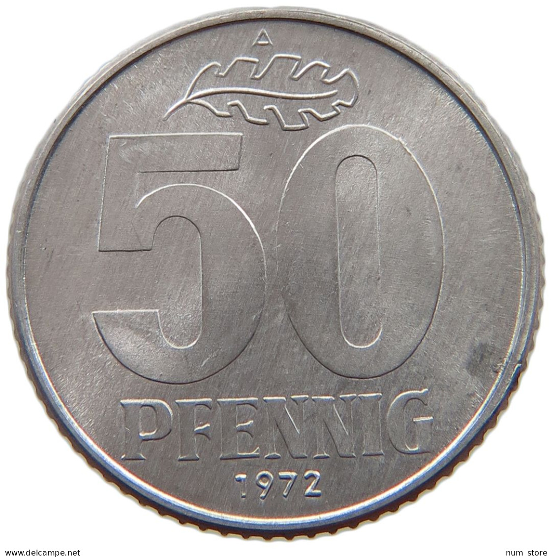 GERMANY DDR 50 PFENNIG 1972 #a076 0305 - 50 Pfennig