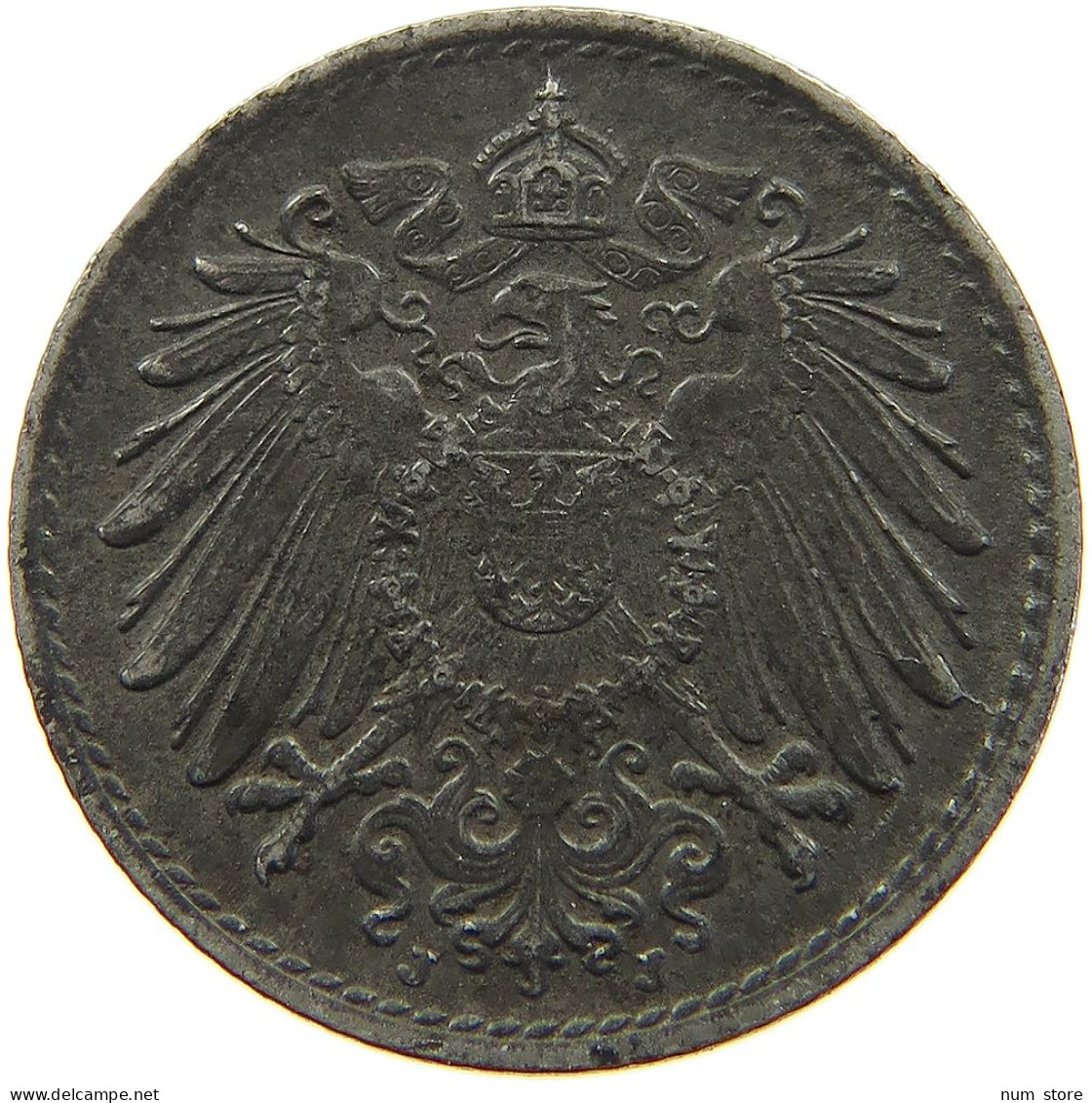 GERMANY EMPIRE 5 PFENNIG 1921 J #a035 0547 - 5 Rentenpfennig & 5 Reichspfennig