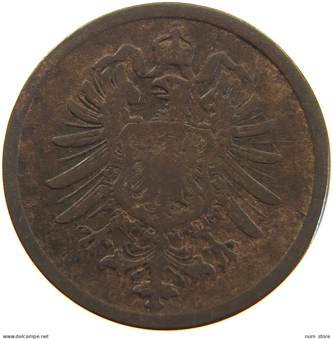 GERMANY EMPIRE 2 PFENNIG 1874 G #a066 0697 - 2 Pfennig