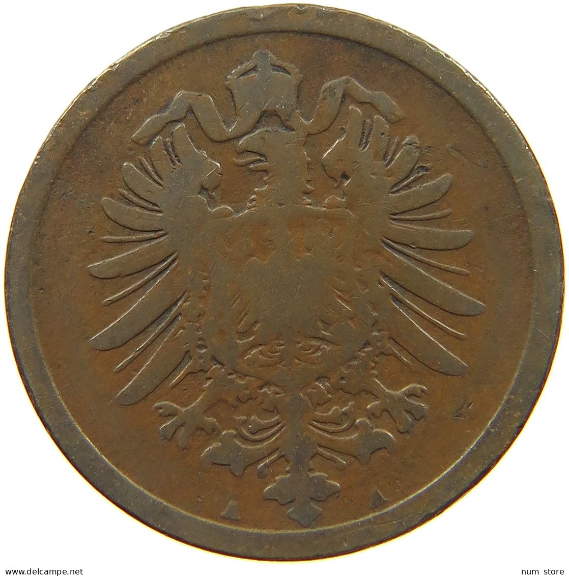 GERMANY EMPIRE 2 PFENNIG 1874 A #c074 0295 - 2 Pfennig