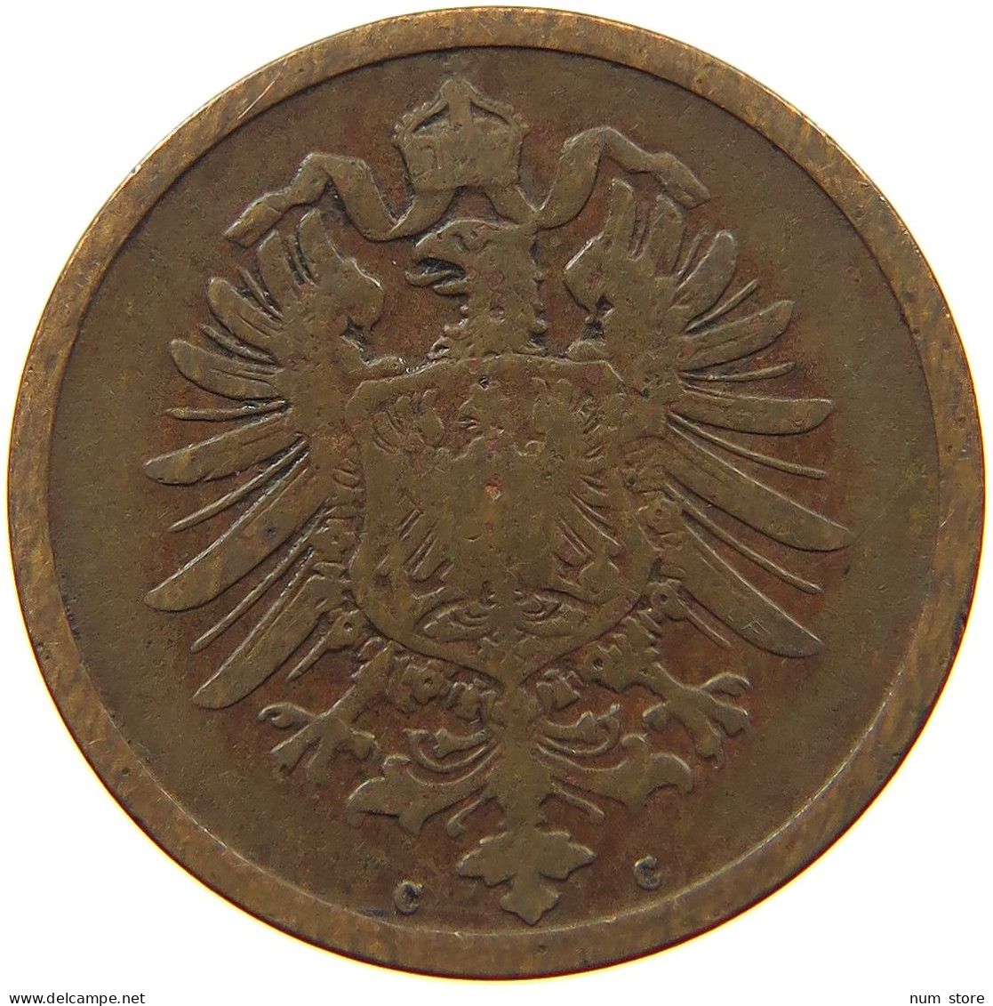 GERMANY EMPIRE 2 PFENNIG 1874 C #s068 0367 - 2 Pfennig