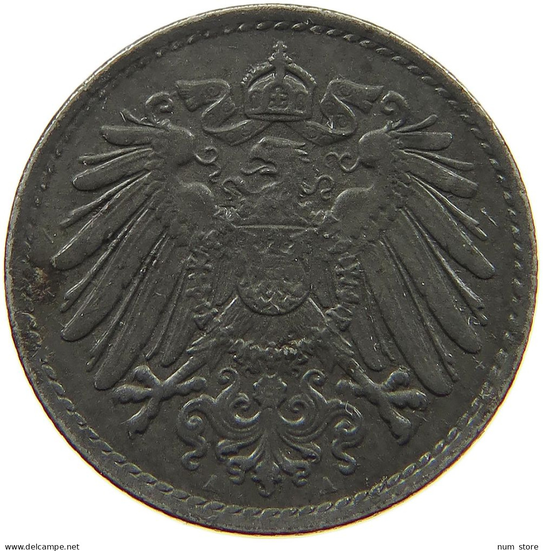 GERMANY WEIMAR 5 PFENNIG 1921 A #a006 0743 - 5 Rentenpfennig & 5 Reichspfennig