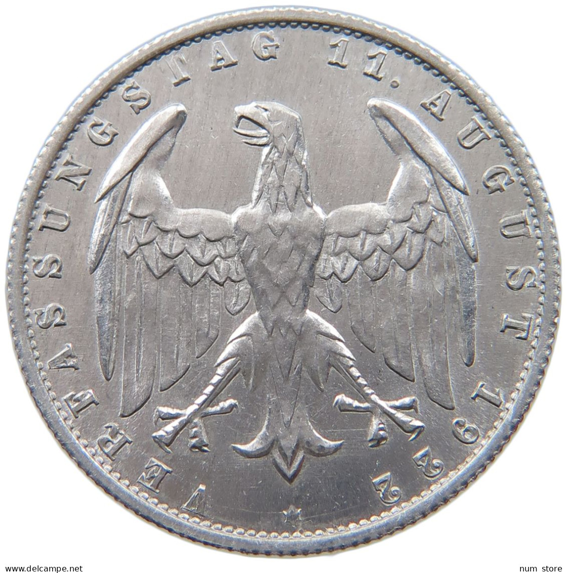 GERMANY WEIMAR 3 MARK 1922 A TOP #a036 0413 - 3 Mark & 3 Reichsmark