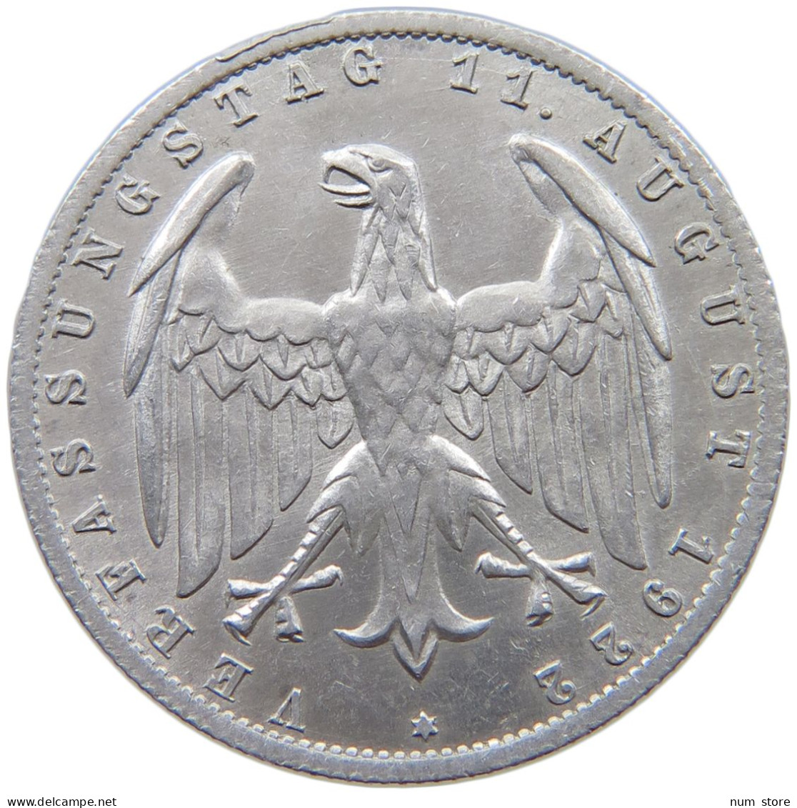 GERMANY WEIMAR 3 MARK 1922 A #a068 0563 - 3 Mark & 3 Reichsmark
