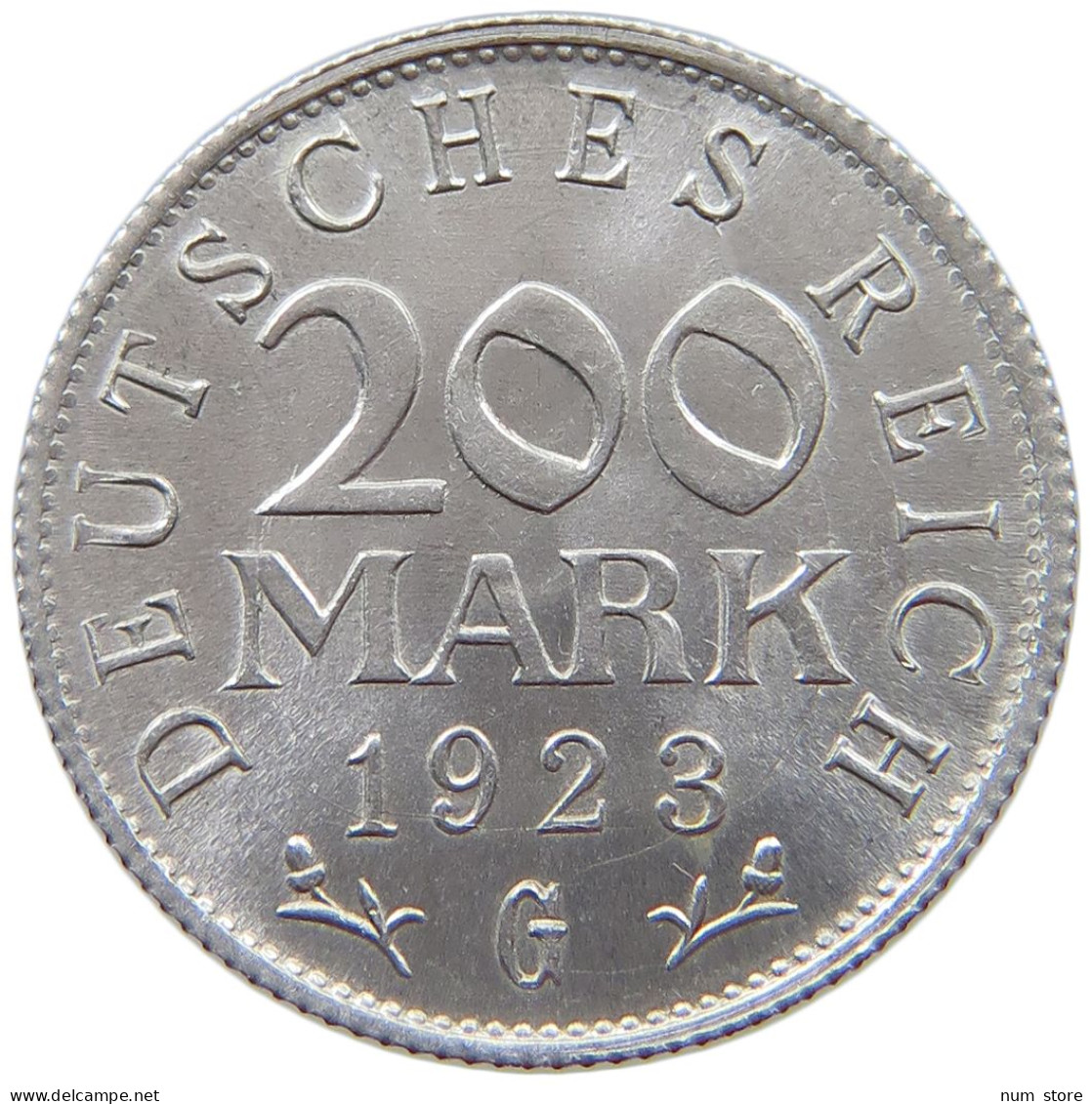 GERMANY WEIMAR 200 MARK 1923 G #s071 0885 - 200 & 500 Mark