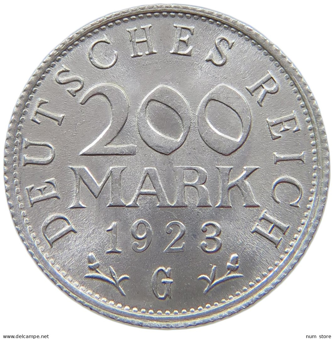 GERMANY WEIMAR 200 MARK 1923 G #s071 0875 - 200 & 500 Mark