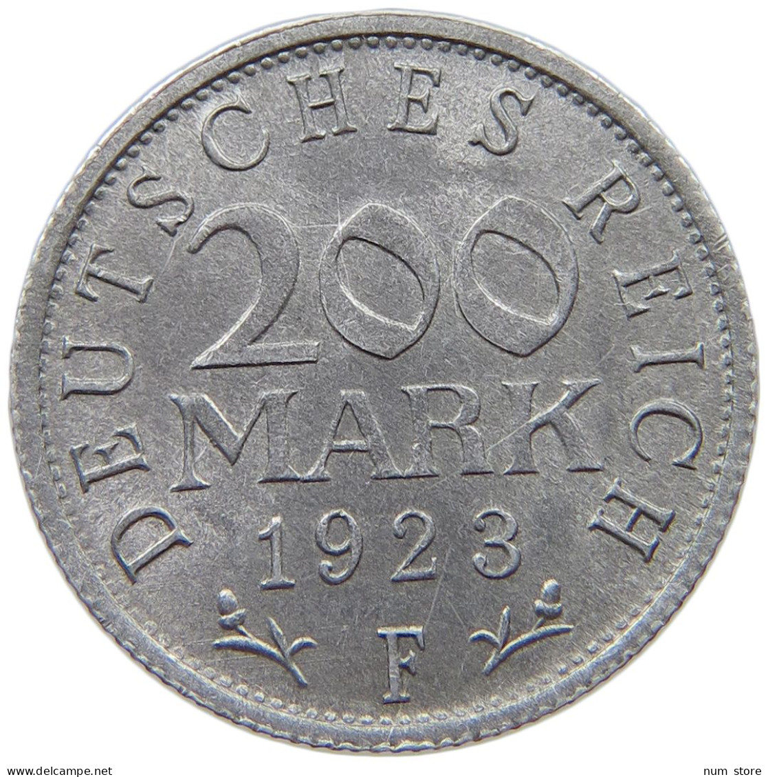 GERMANY WEIMAR 200 MARK 1923 F #s074 0119 - 200 & 500 Mark