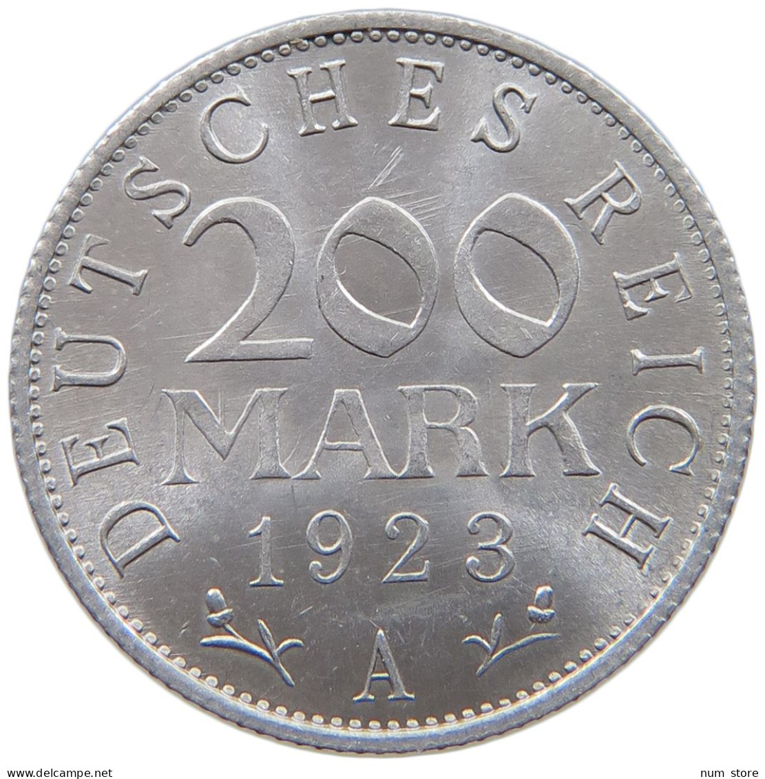GERMANY WEIMAR 200 MARK 1923 A TOP #a088 0469 - 200 & 500 Mark