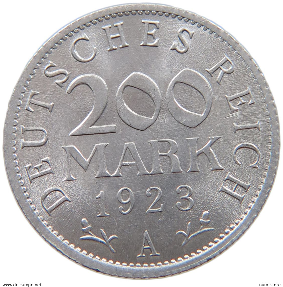 GERMANY WEIMAR 200 MARK 1923 A TOP #a053 0591 - 200 & 500 Mark