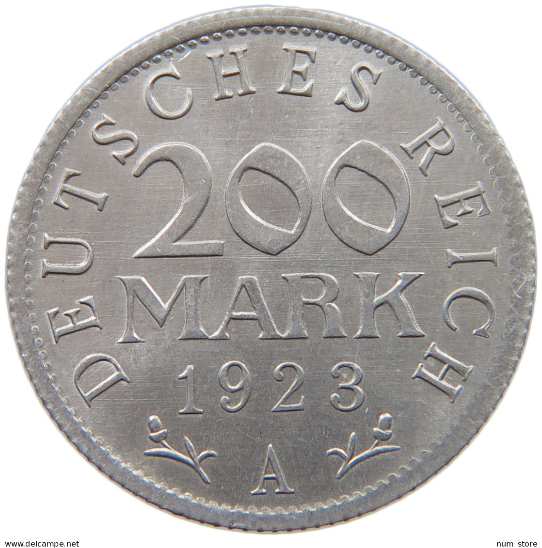 GERMANY WEIMAR 200 MARK 1923 A TOP #a053 0585 - 200 & 500 Mark