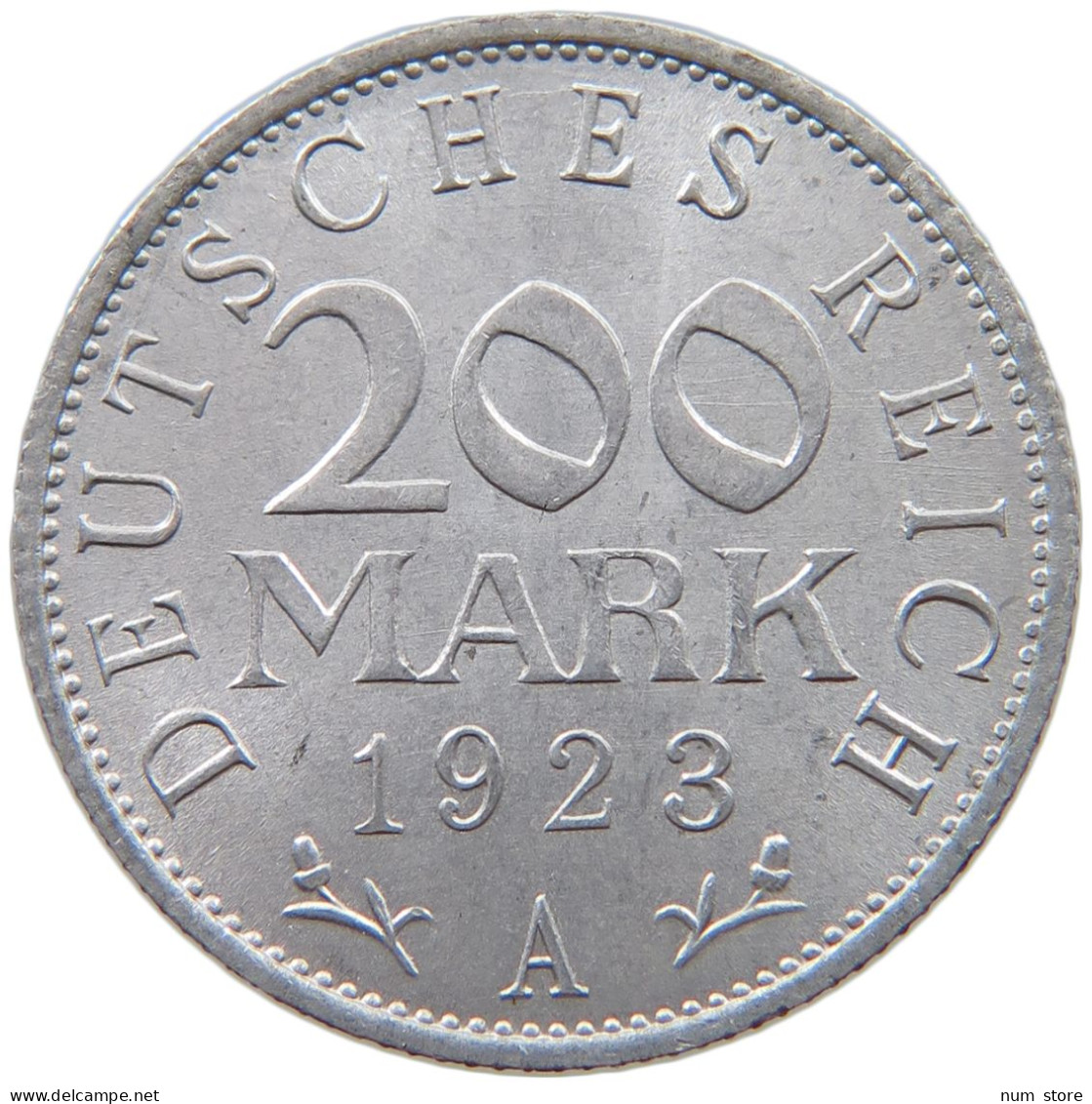 GERMANY WEIMAR 200 MARK 1923 A TOP #a053 0583 - 200 & 500 Mark