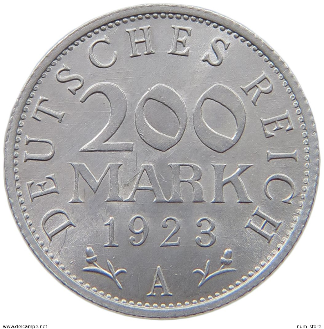 GERMANY WEIMAR 200 MARK 1923 A TOP #a021 1029 - 200 & 500 Mark