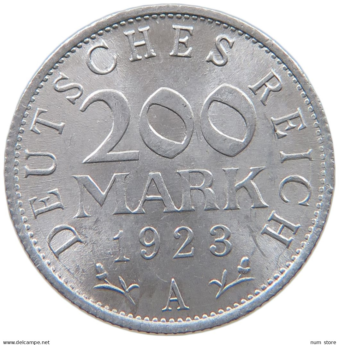 GERMANY WEIMAR 200 MARK 1923 A TOP #a051 0325 - 200 & 500 Mark