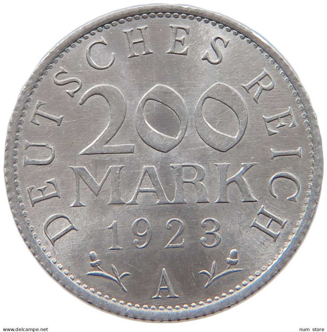 GERMANY WEIMAR 200 MARK 1923 A #s010 0323 - 200 & 500 Mark