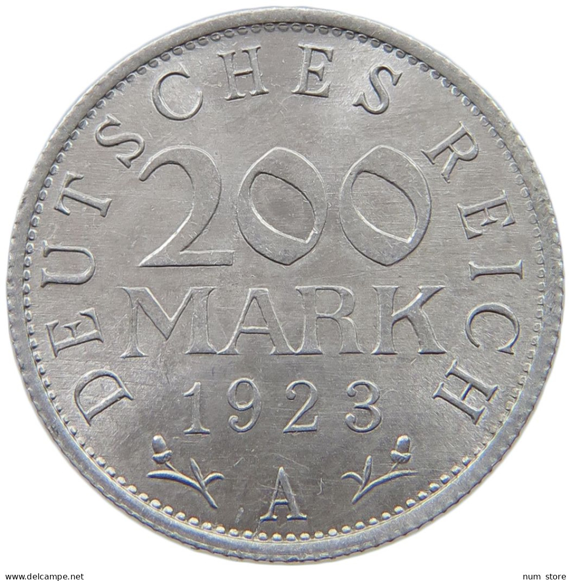 GERMANY WEIMAR 200 MARK 1923 A TOP #a021 0991 - 200 & 500 Mark