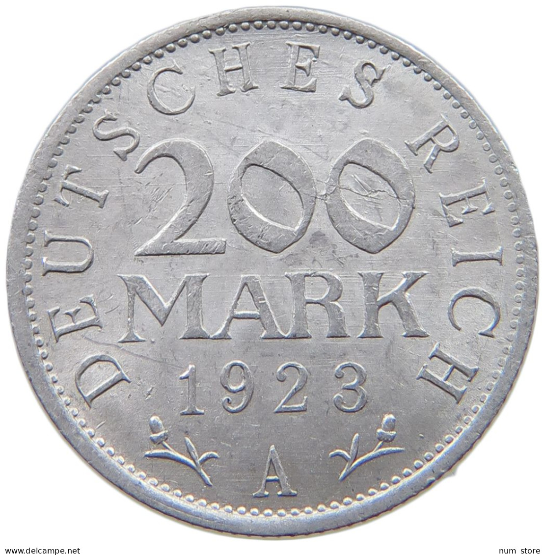 GERMANY WEIMAR 200 MARK 1923 A #a021 1039 - 200 & 500 Mark