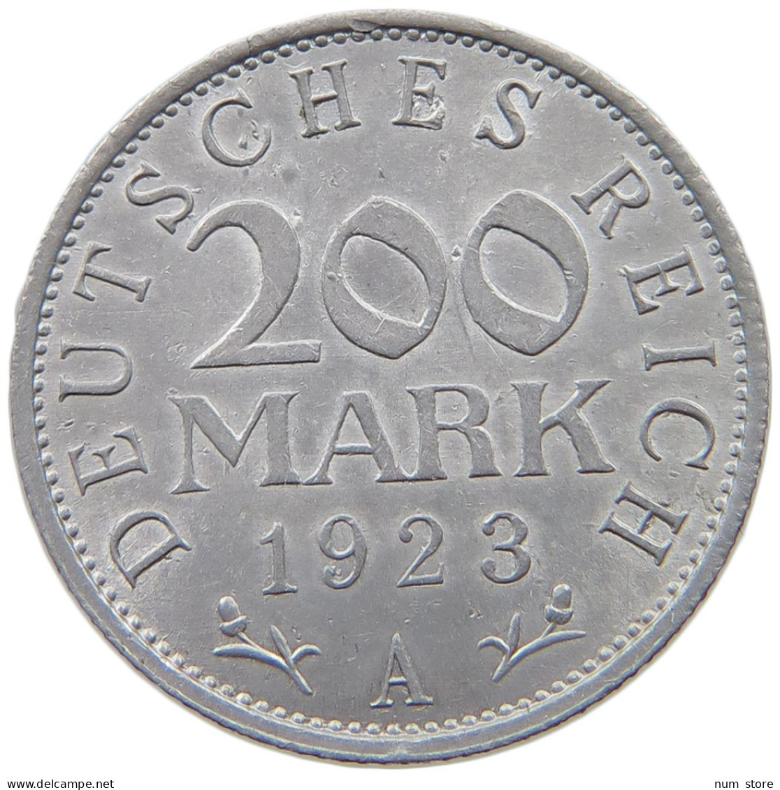 GERMANY WEIMAR 200 MARK 1923 A #a021 1017 - 200 & 500 Mark