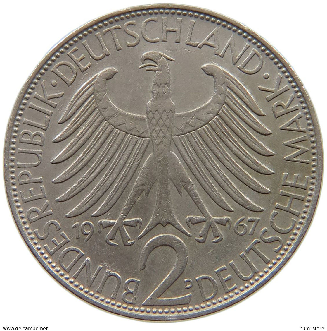 GERMANY WEST 2 MARK 1976 D #a069 0571 - 2 Mark