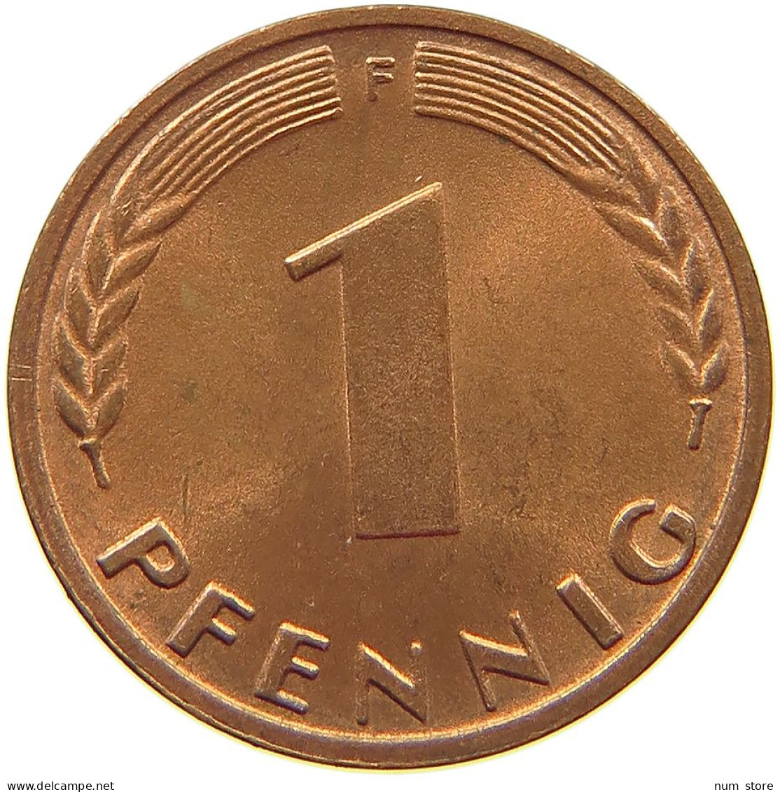 GERMANY WEST 1 PFENNIG 1966 F #s068 0493 - 1 Pfennig