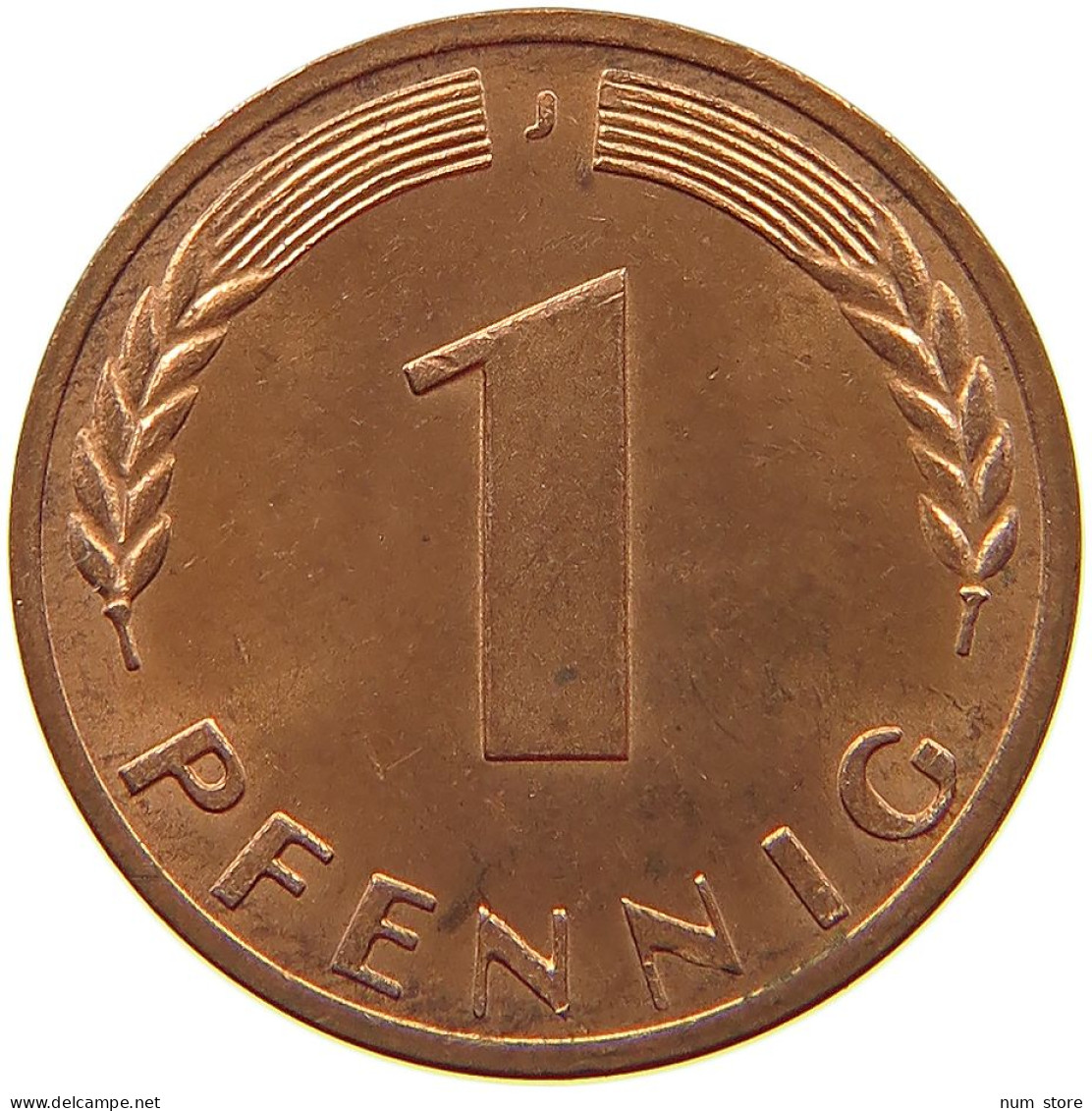 GERMANY WEST 1 PFENNIG 1967 J #s068 0489 - 1 Pfennig