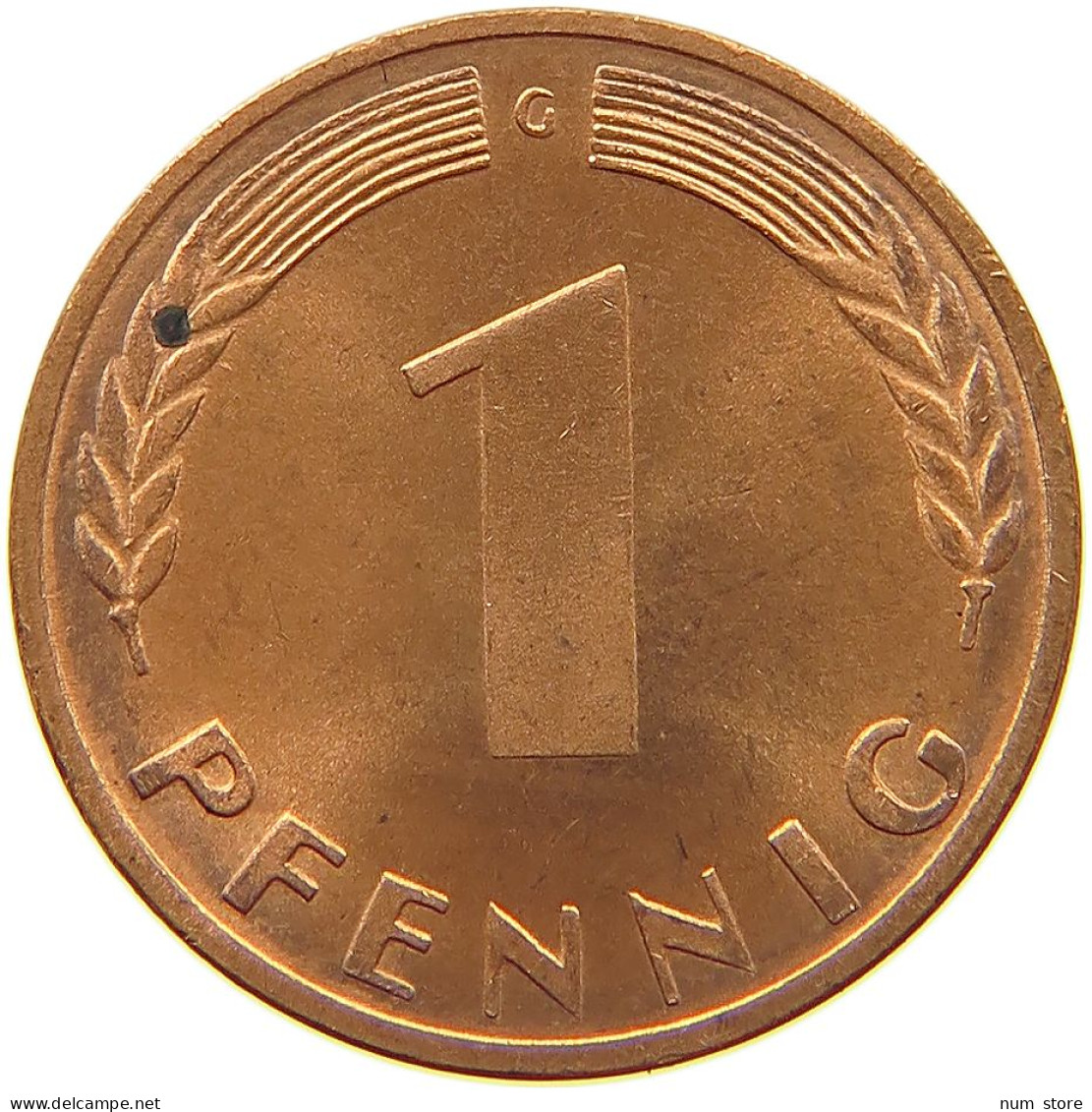 GERMANY WEST 1 PFENNIG 1950 G #s068 0517 - 1 Pfennig