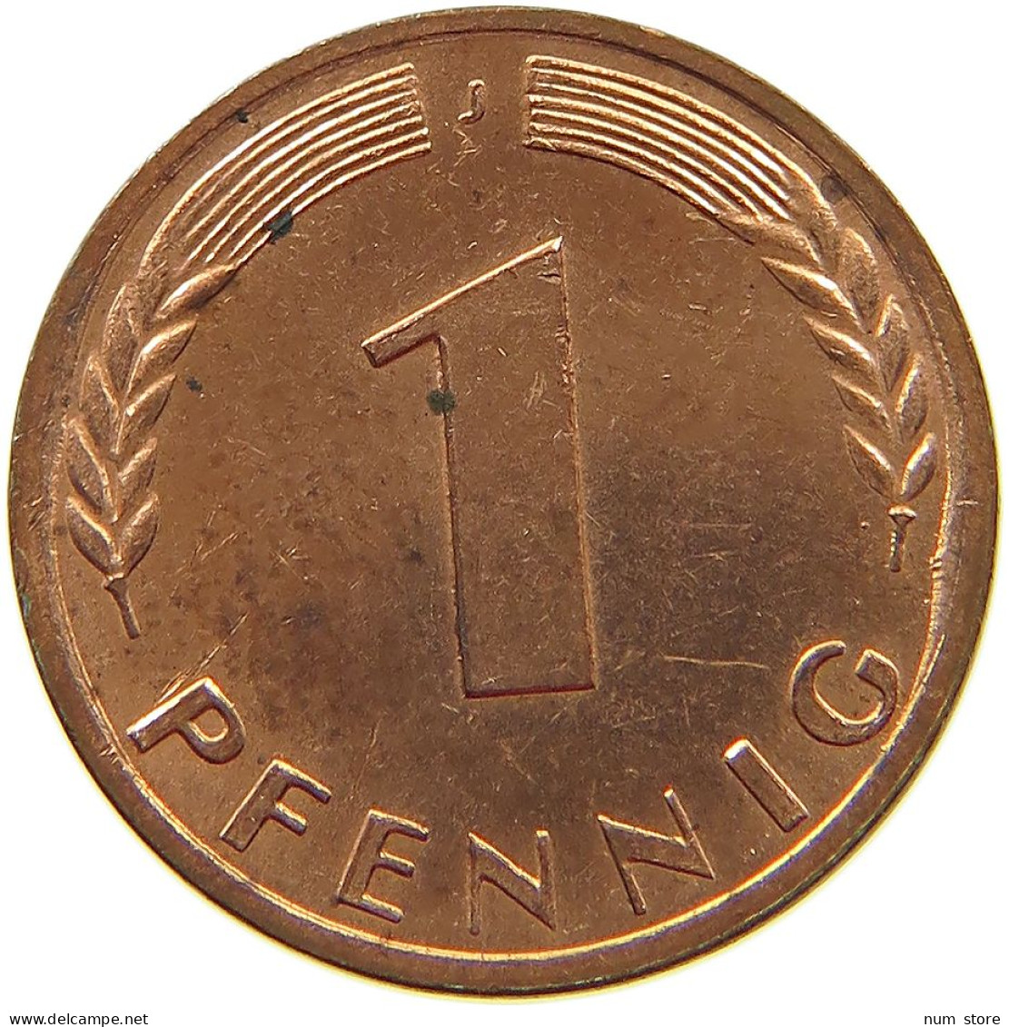 GERMANY WEST 1 PFENNIG 1950 J #s068 0483 - 1 Pfennig