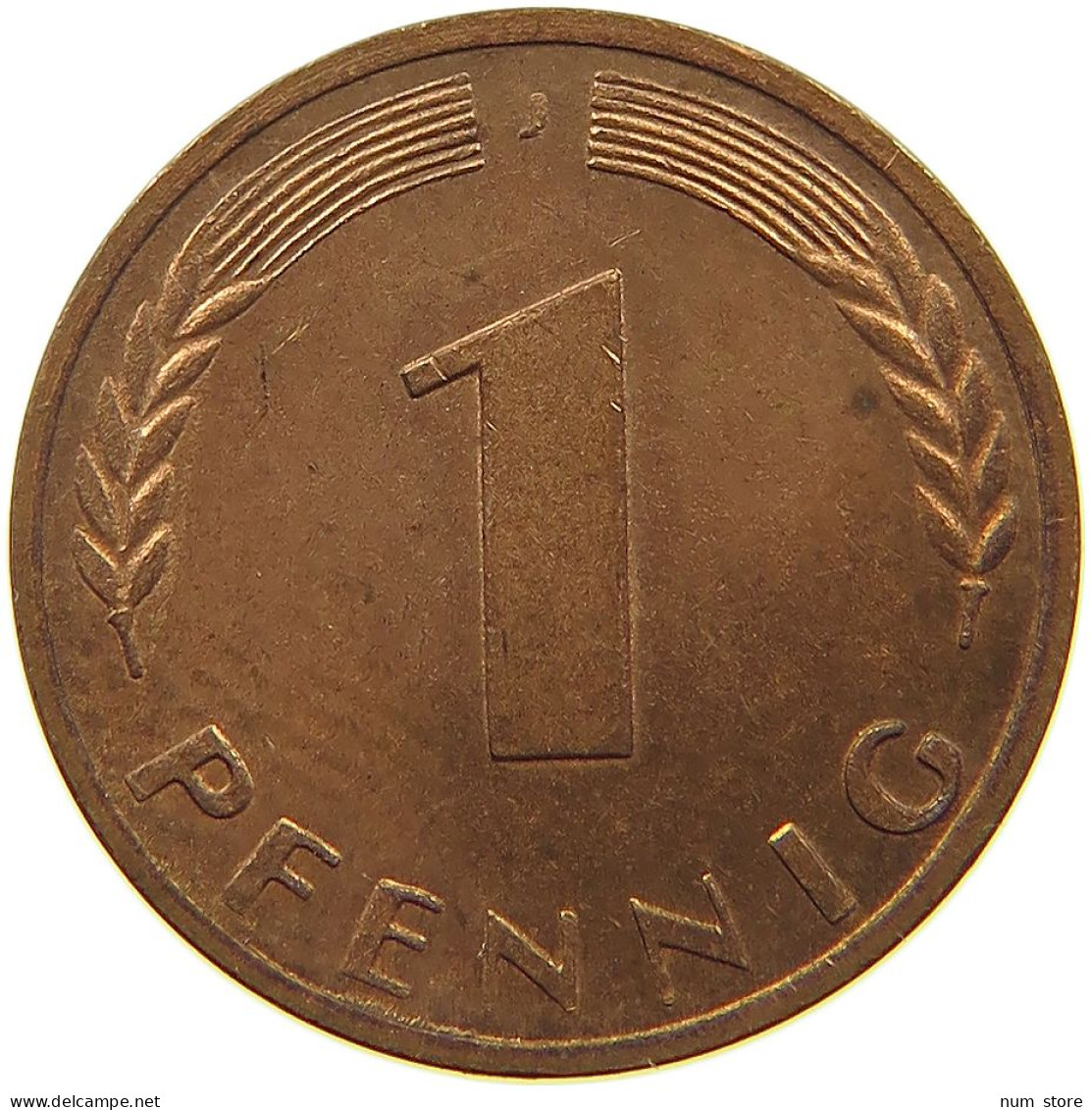 GERMANY WEST 1 PFENNIG 1950 J #a074 0871 - 1 Pfennig