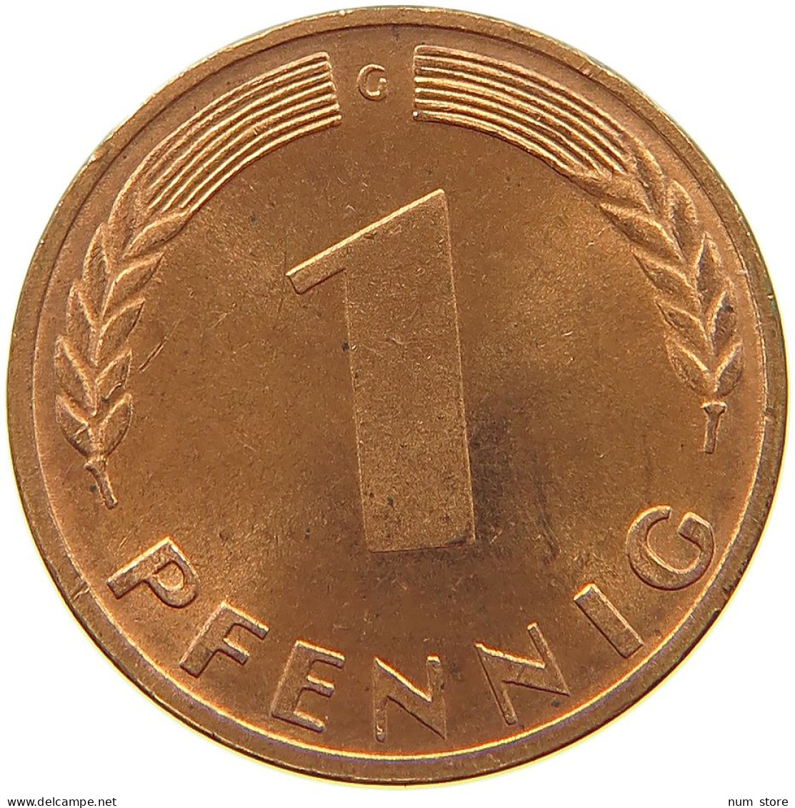 GERMANY WEST 1 PFENNIG 1950 G #s068 0491 - 1 Pfennig