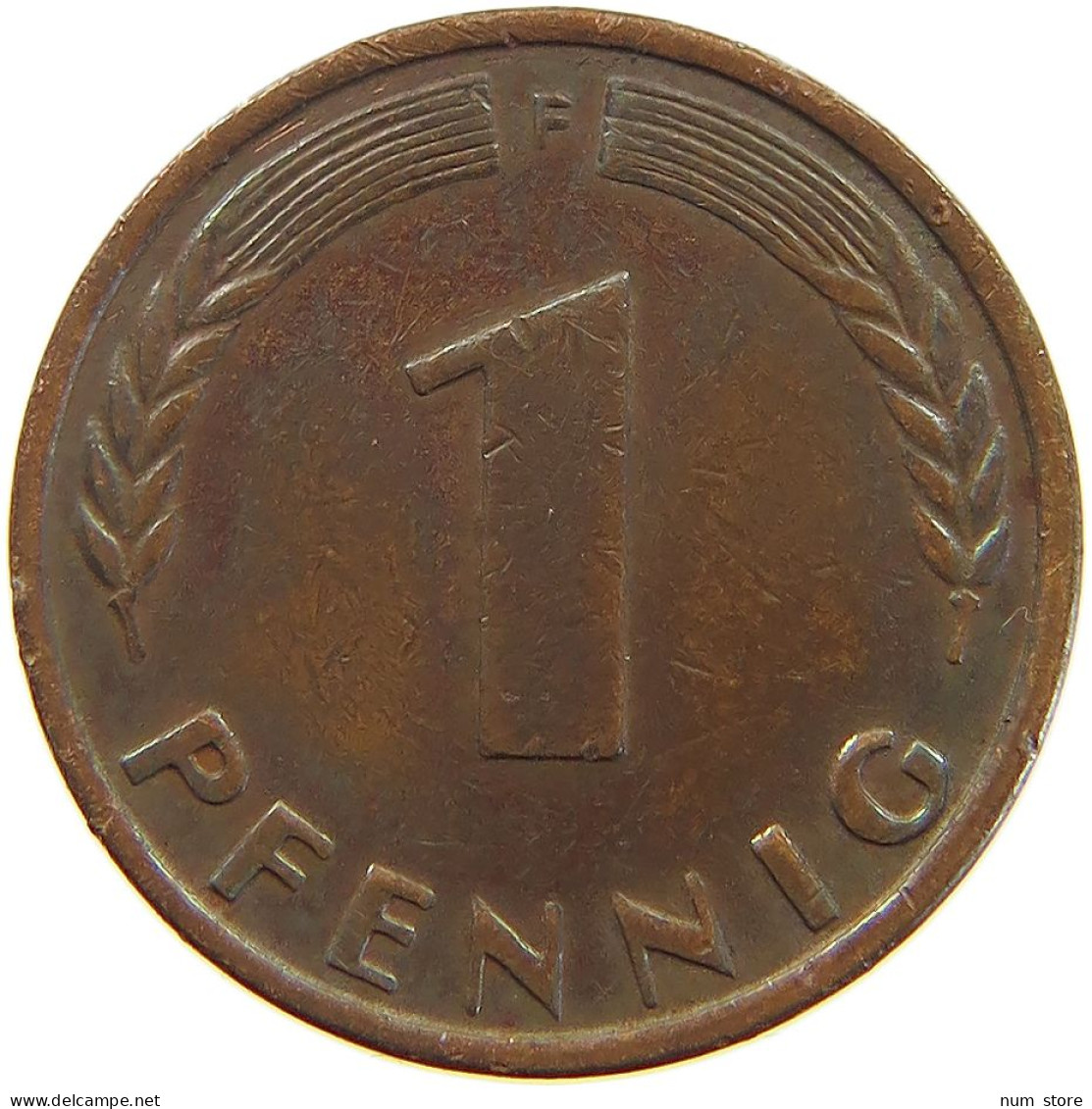 GERMANY WEST 1 PFENNIG 1949 F #a067 0393 - 1 Pfennig