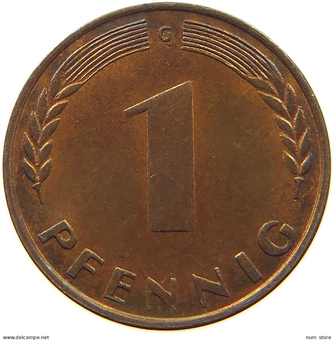 GERMANY WEST 1 PFENNIG 1949 G #s068 0499 - 1 Pfennig