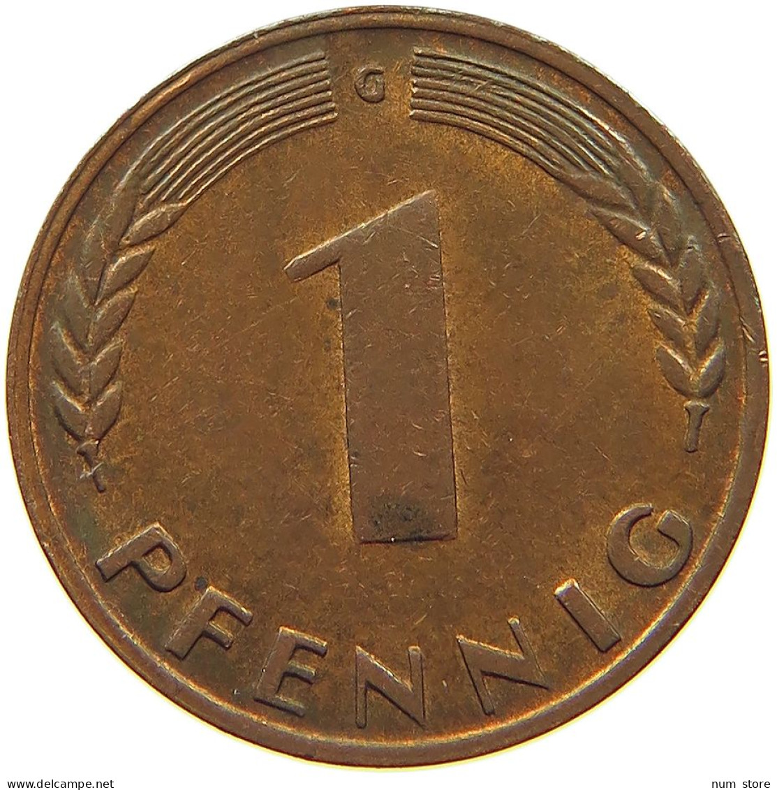 GERMANY WEST 1 PFENNIG 1949 G #s068 0477 - 1 Pfennig