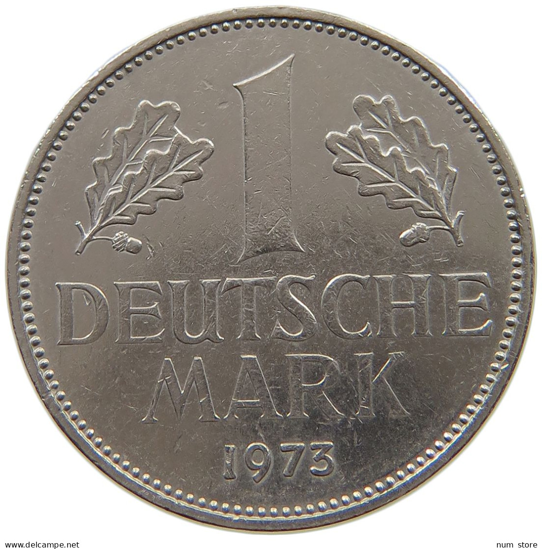 GERMANY WEST 1 MARK 1973 J #a069 0621 - 1 Mark