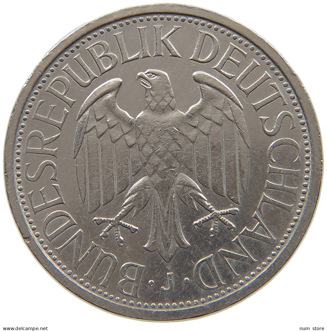 GERMANY WEST 1 MARK 1973 J #a069 0621 - 1 Mark